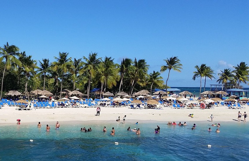 Cayo Icacos Puerto Rico Icacos Beach Umbrellas