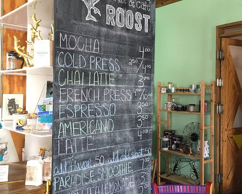 Rising Roost Vieques Island Menu